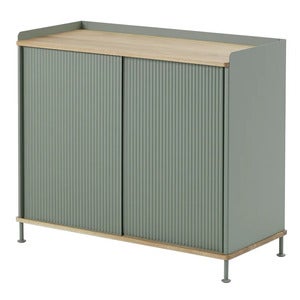 Enfold Sideboard 100 x 45 cm  - Oiled oak Dusty Green