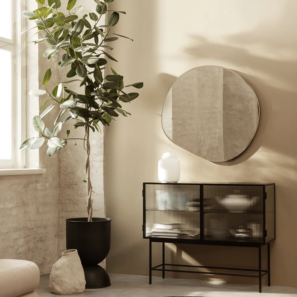 Pond Spegel 87x94 cm Brass