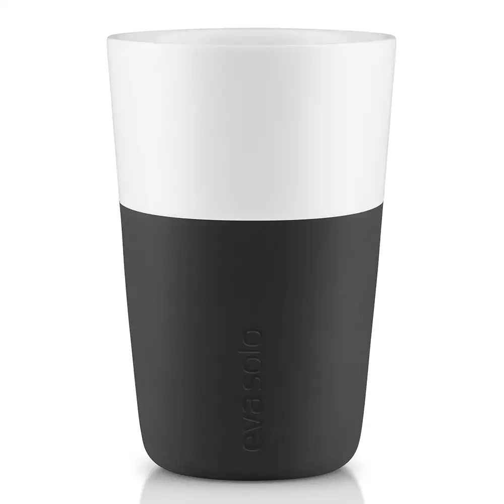 Eva Solo Cafe Latte-mugg black 2-pack