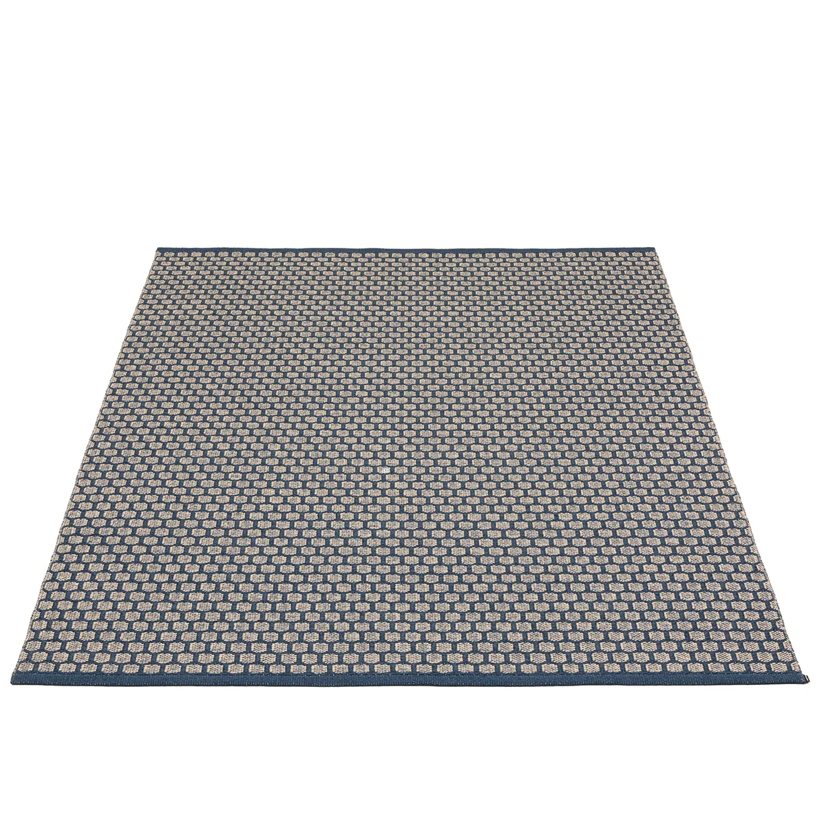 Vändbar Plastmatta MIMI Ocean Blue/Cream 180x260 cm