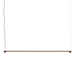 Fine Suspension Lamp 120 cm - Deep Red