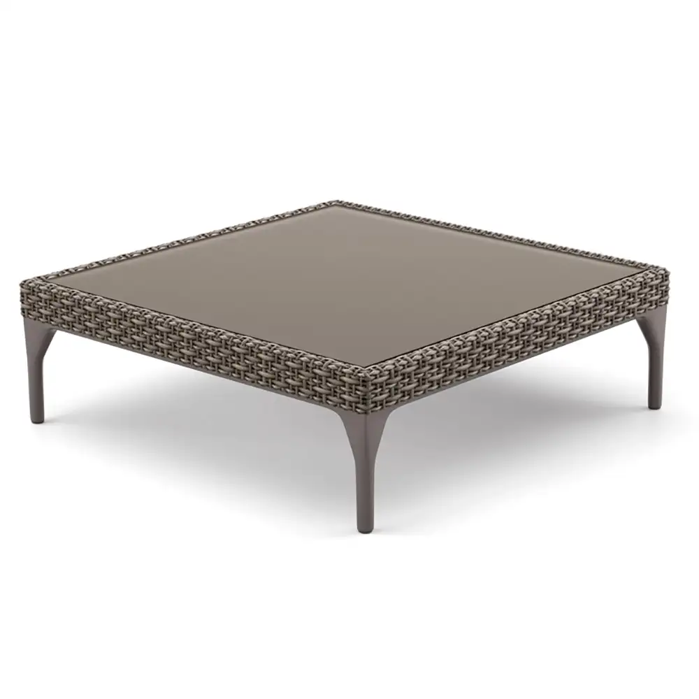 MU soffbord 90x90 glas vulcano