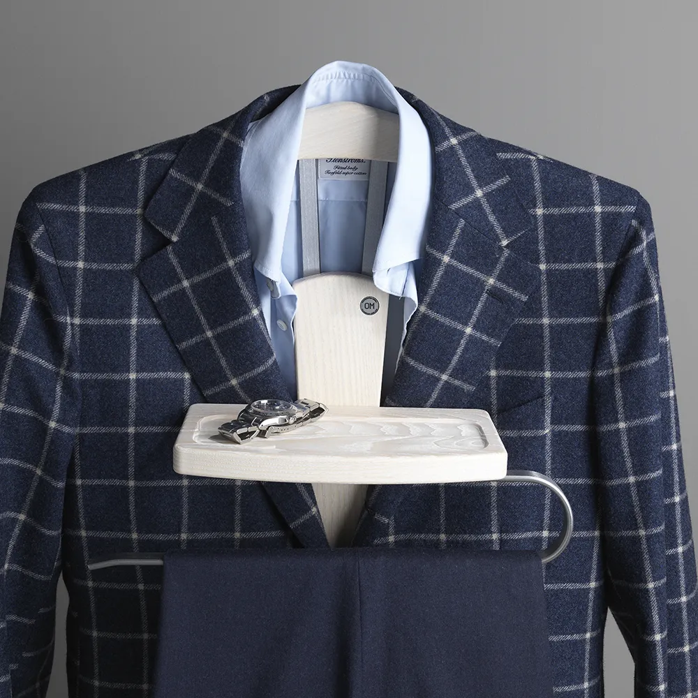 Zeve Herrbetjänt Vitoljad Ask/Slipat stål