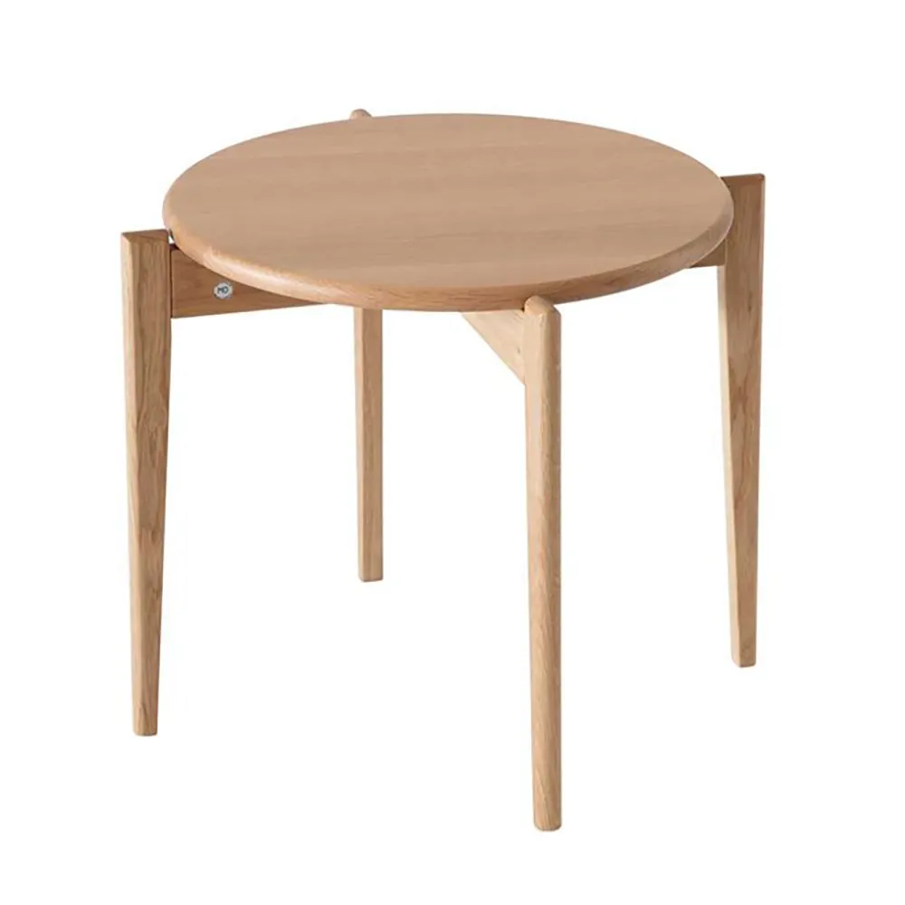 Oscarssons Möbel Tilia Soffbord Ø51 cm Lackad Ek