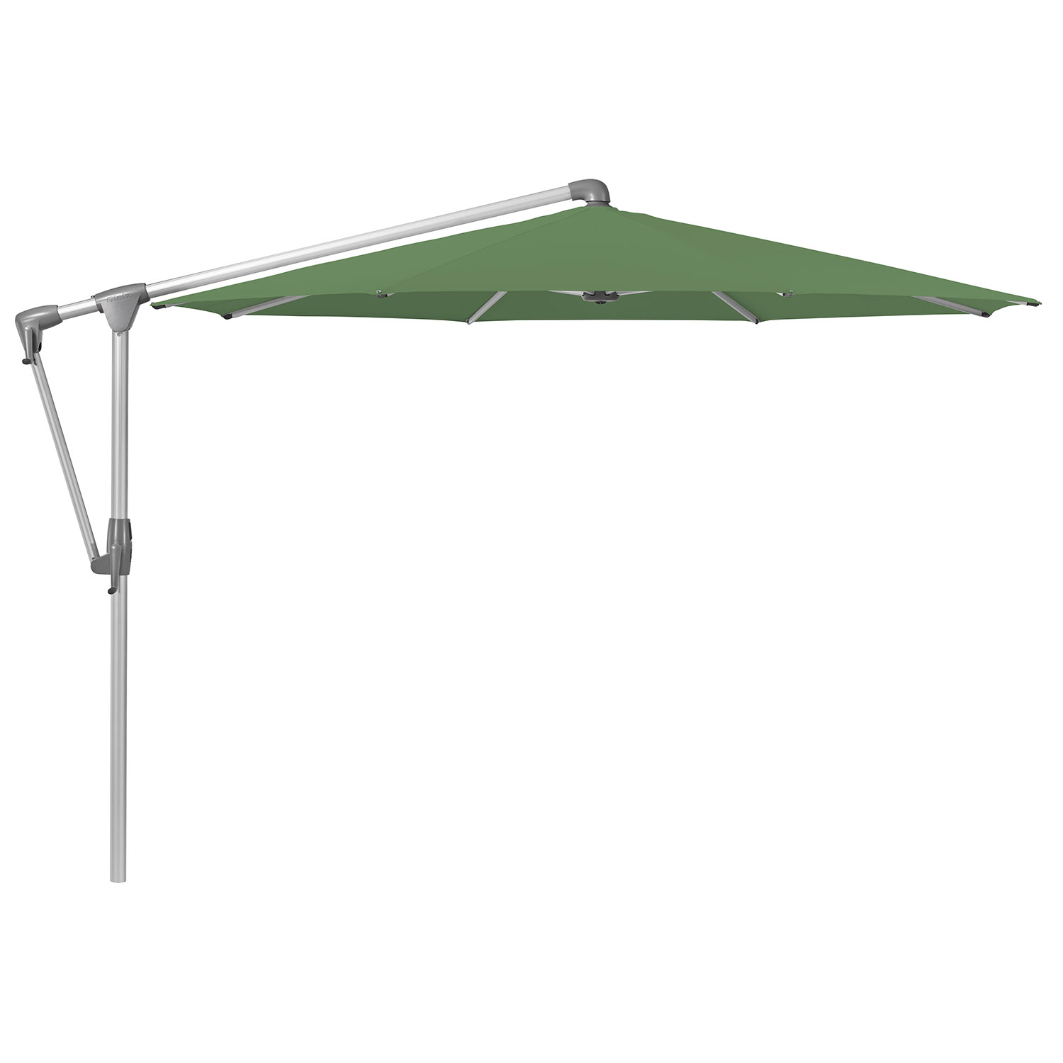Glatz Sunwing Casa frihängande parasoll 300 cm kat.5 anodizerad alu / 677 nile