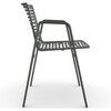 Zebra karmstol Metallic Grey