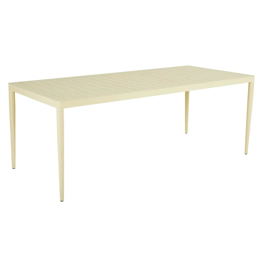 Bigby Matbord 195x90 cm lemon