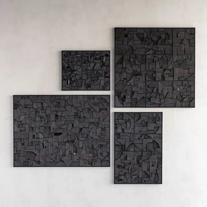 Bricks Väggdekor 90x60 cm Brun