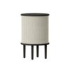 Audacious Sidobord Svart Ek/White Sands