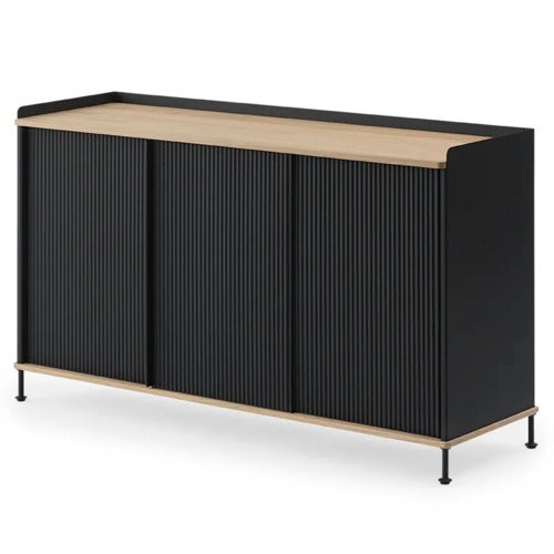 Enfold Sideboard 148 x 45 cm  - Oiled oak Anthracite Black