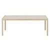 Workshop Table 92x200 cm - Warm Grey Linoleum Oak