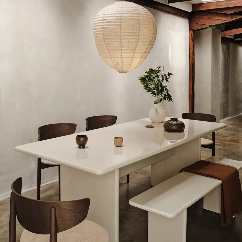 Rink Matbord 200x90 cm - Eggshell