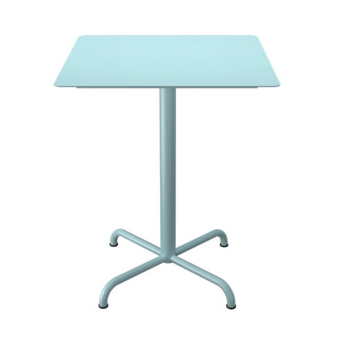 PICO Café bord 60x60 cm, bas 4 ben Ice Blue