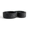 Chopped skål svartlackad mahogny- Set om 3