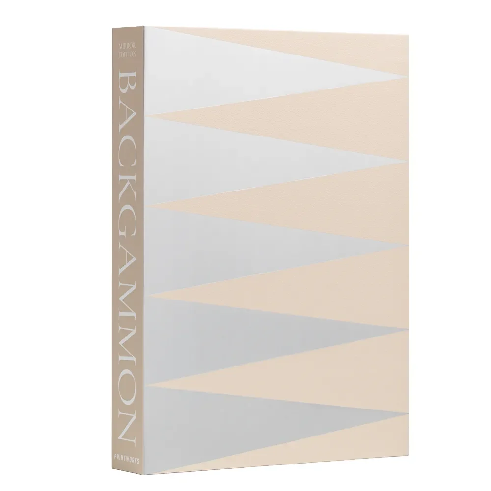 Classic – Spegelbackgammon, beige/clear