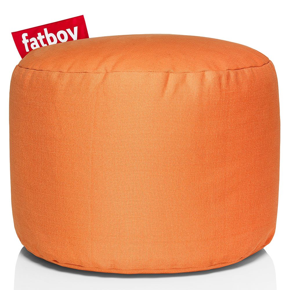 Fatboy Point stentvättad pouf orange