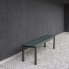 Linear Steel Bänk 170x34 cm Anthracite Black 