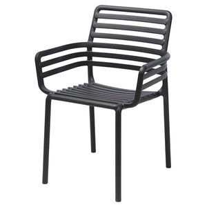 Doga karmstol antracit