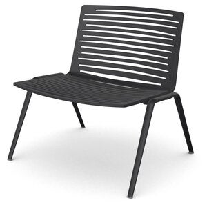 Zebra fåtölj Black 