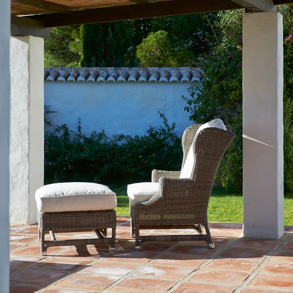 Nicolas öronlappsfåtölj konstrotting