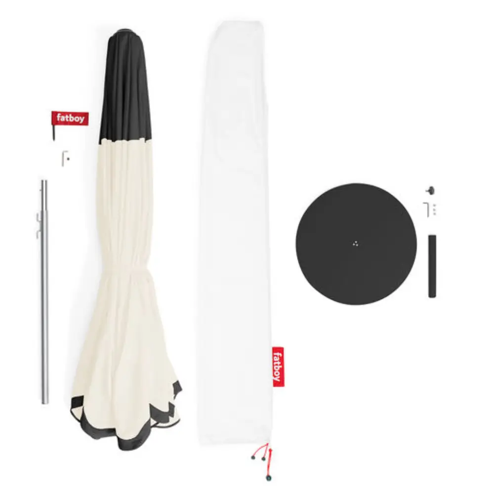 Pensol creme parasoll med fot 