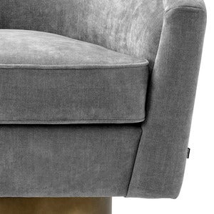 Snurrfåtölj Catene Clarck grey