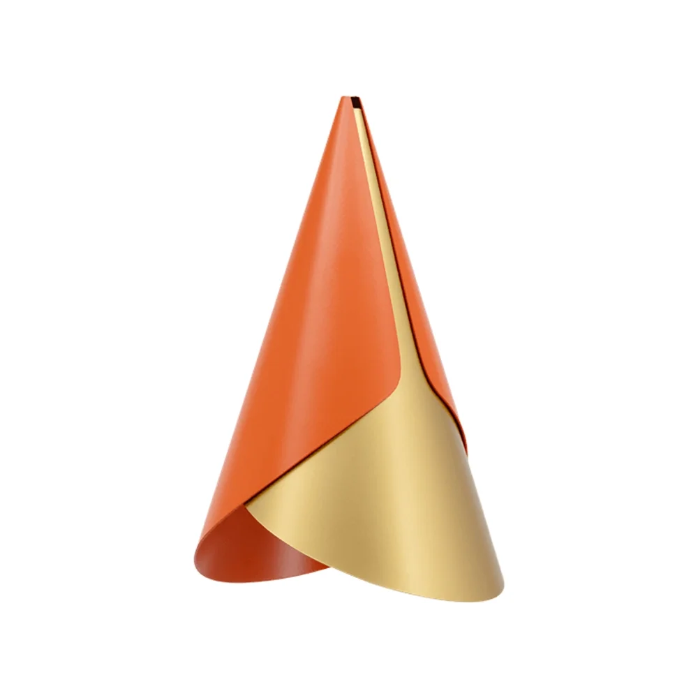 Cornet Lampskärm Nuance Orange/Brass