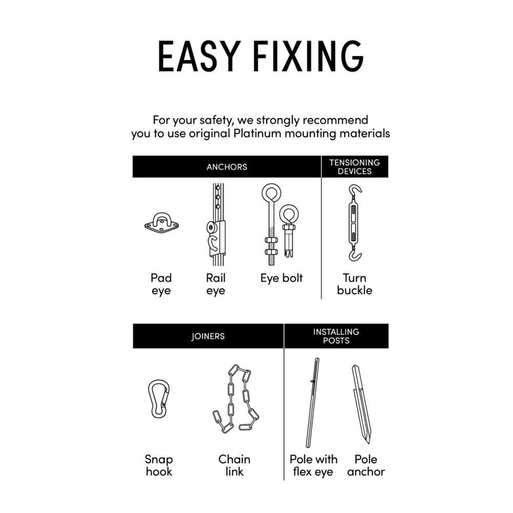 Coolfit solsegel rektangulärt 300x400cm grå 