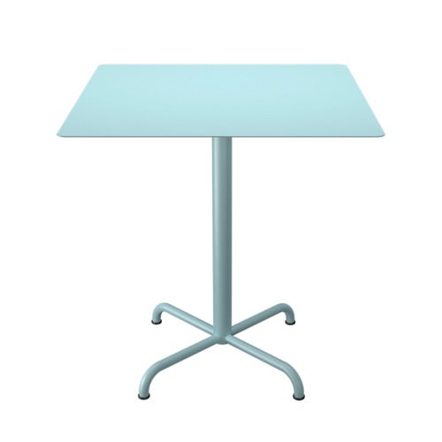 PICO Cafébord 70x70 cm, bas 4 ben Ice Blue
