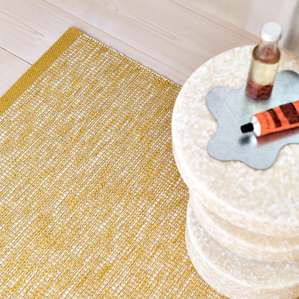 Sam matta 70 x 90 cm Mustard/Cream