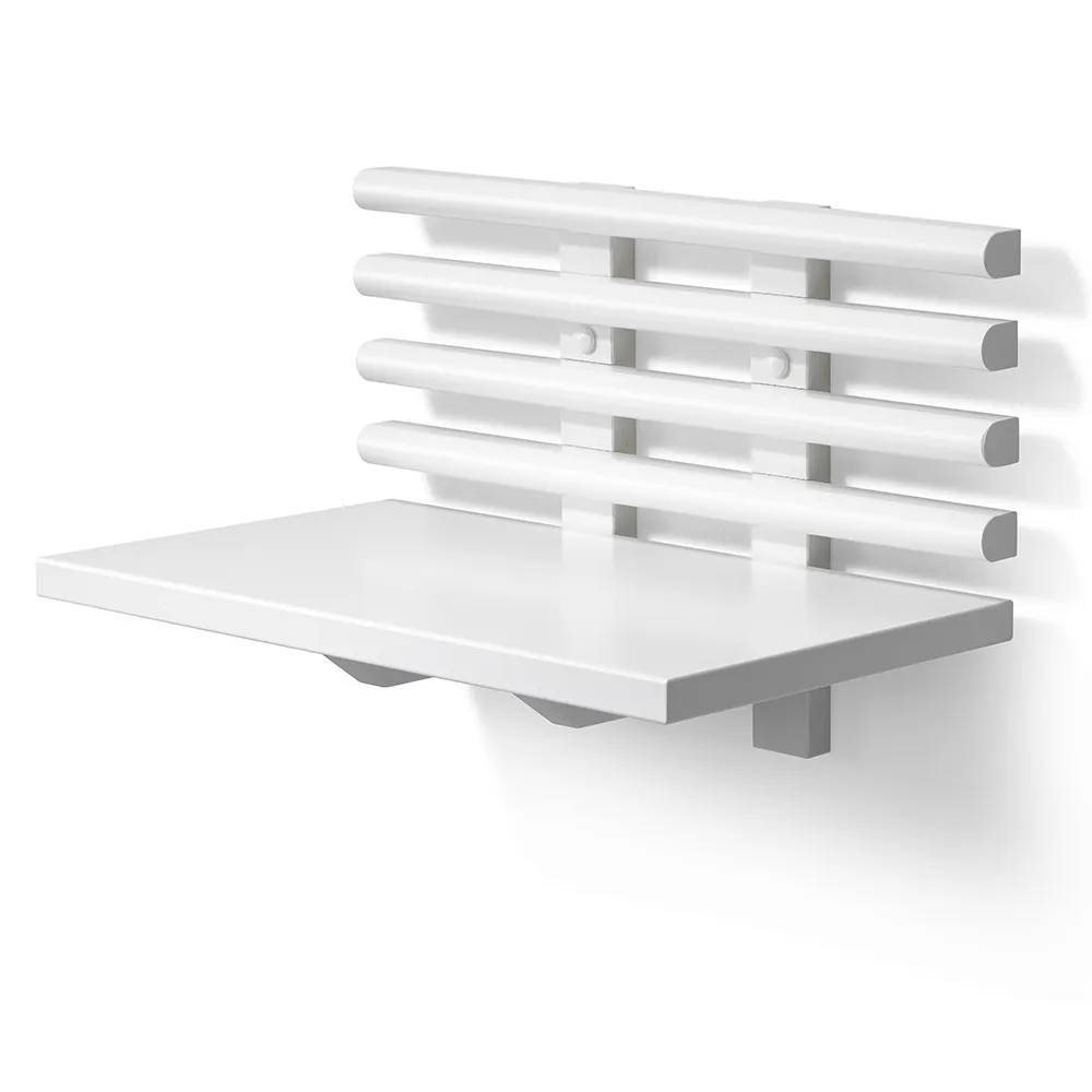 Zana Sängbord Vitlackad björk