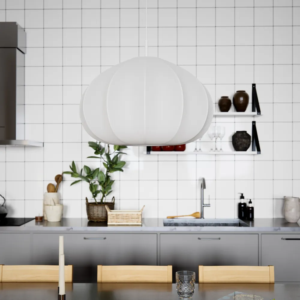 Ebba taklampa Ø60cm vit 