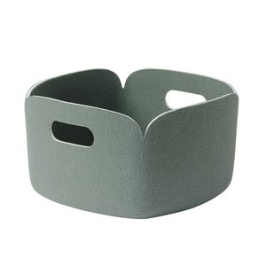 Restore Basket Förvaringslåda 28 x 28 cm- Dusty Green Muuto