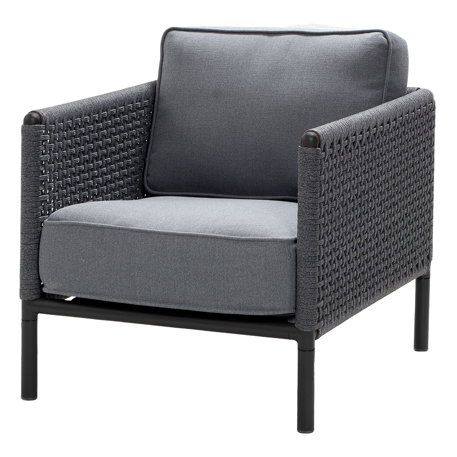 Cane-line Encore Loungefåtölj Dark Grey/Lava Grey