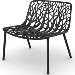 Forest loungefåtölj Black 