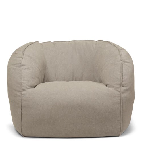 Nesten Lounge fåtölj - Re-Cotton - Natural
