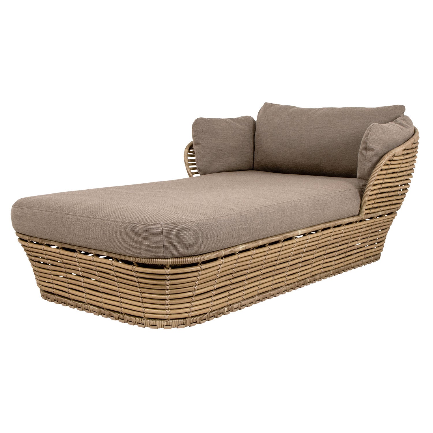 Basket Daybed Inkl Taupe Airtouch Dynset Natur Konstrotting 