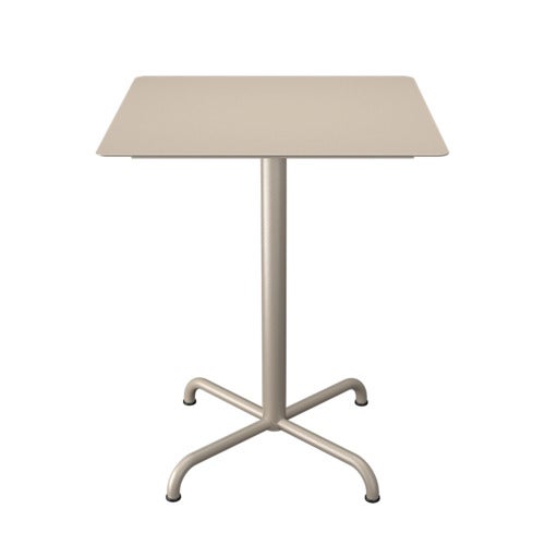 PICO Café bord 60x60 cm, bas 4 ben Beige