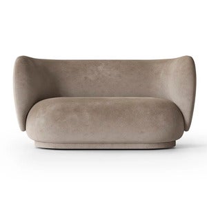 Rico 2-sits soffa Faded - Beige