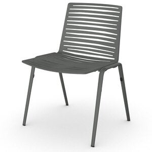 Zebra matstol Metallic Grey