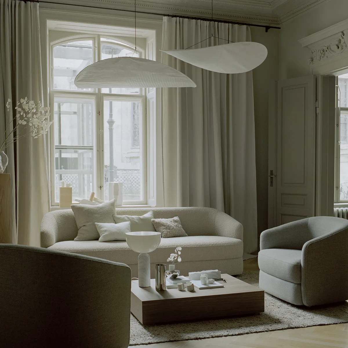 Soffa Covent Deep (3-sits) Dark Taupe