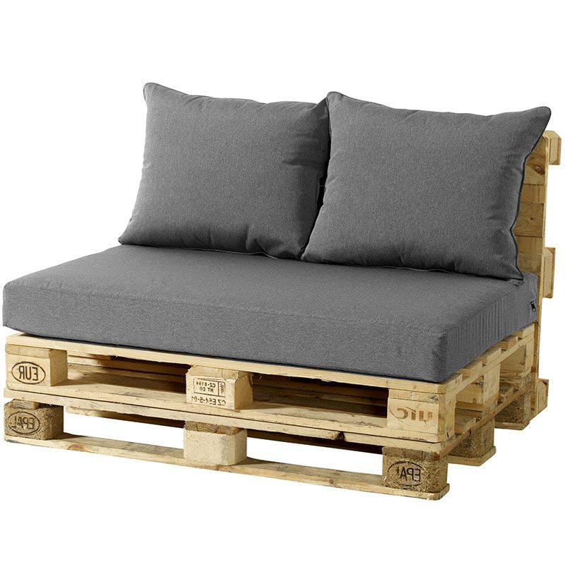 Palle Sittdyna 120X80 Cm Kolgrå 