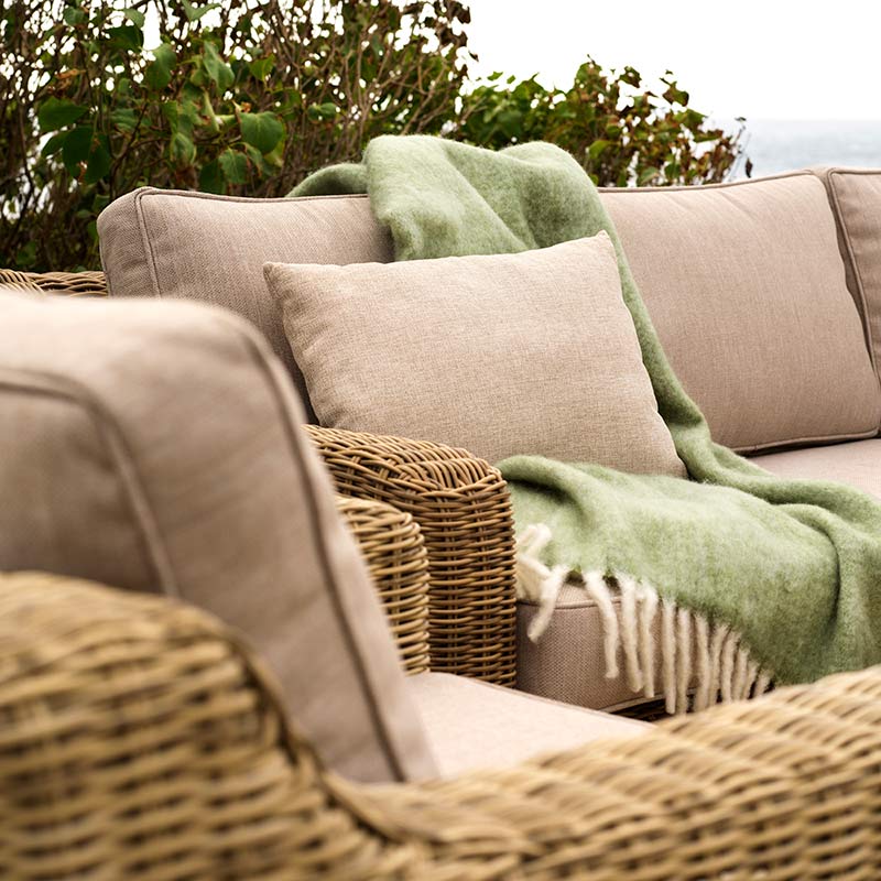 Glendon 3-sits soffa  Dark brown / Soft moose