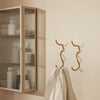 Haze Vägghängt Skåp - Reeded Glass - Cashmere