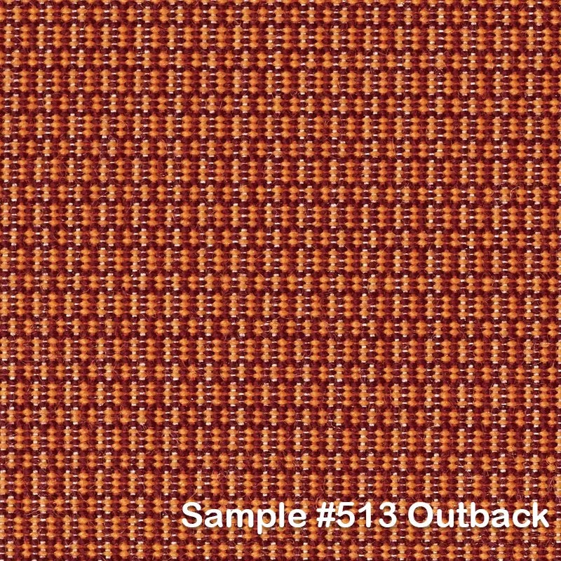 Sunwing Casa frihängande parasoll 270x270 cm kat.5 antracite alu / 513 fire red 