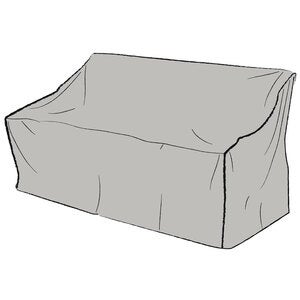 Möbelskydd soffa 99x195 cm grå polyester 