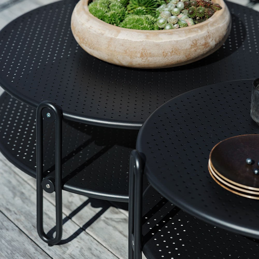 Blixt soffbord 65  cm svart 