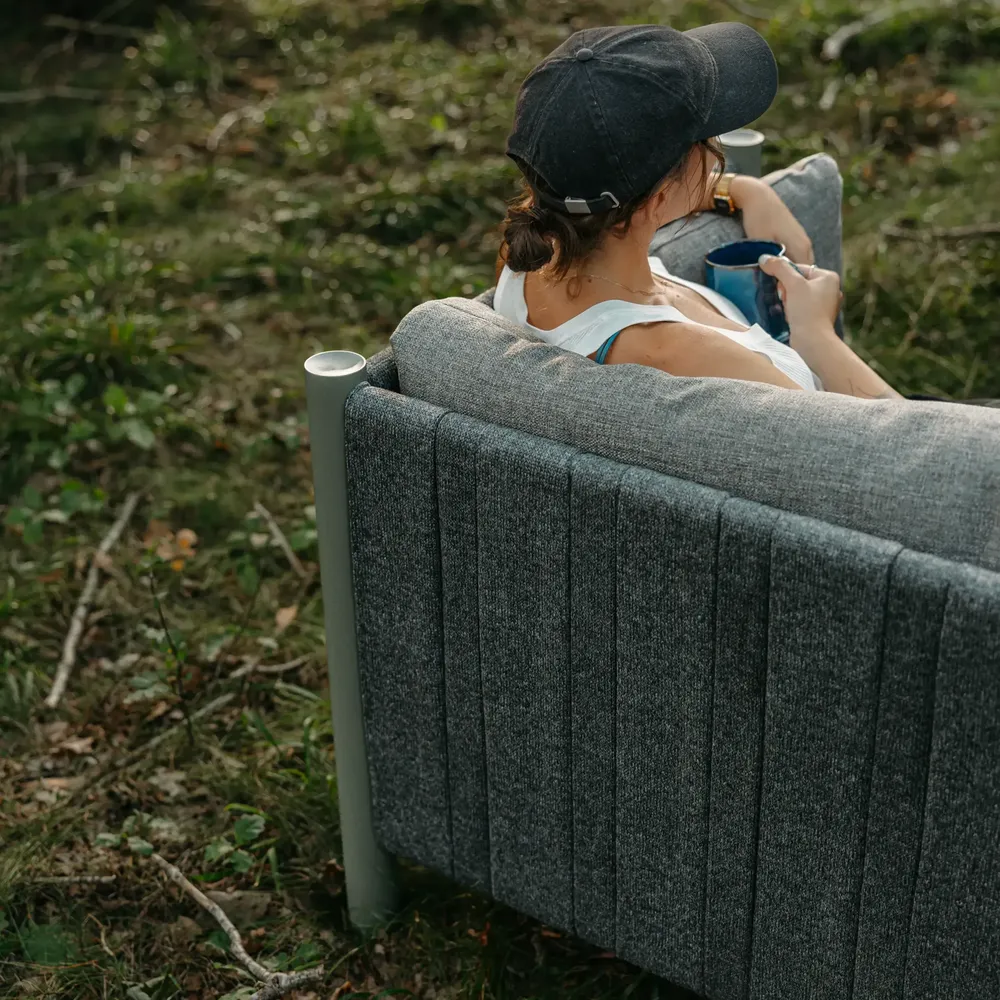 Brad Soffa Charcoal Grey/Nordic Green