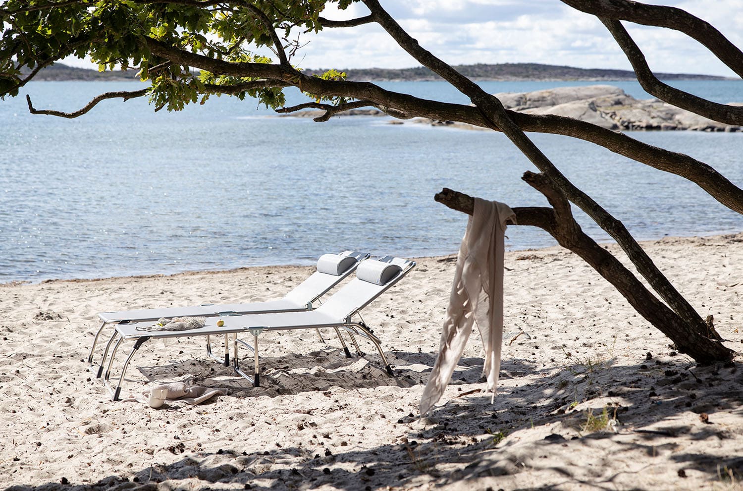 Amigo solsäng xxl grey aluminium/textilene 