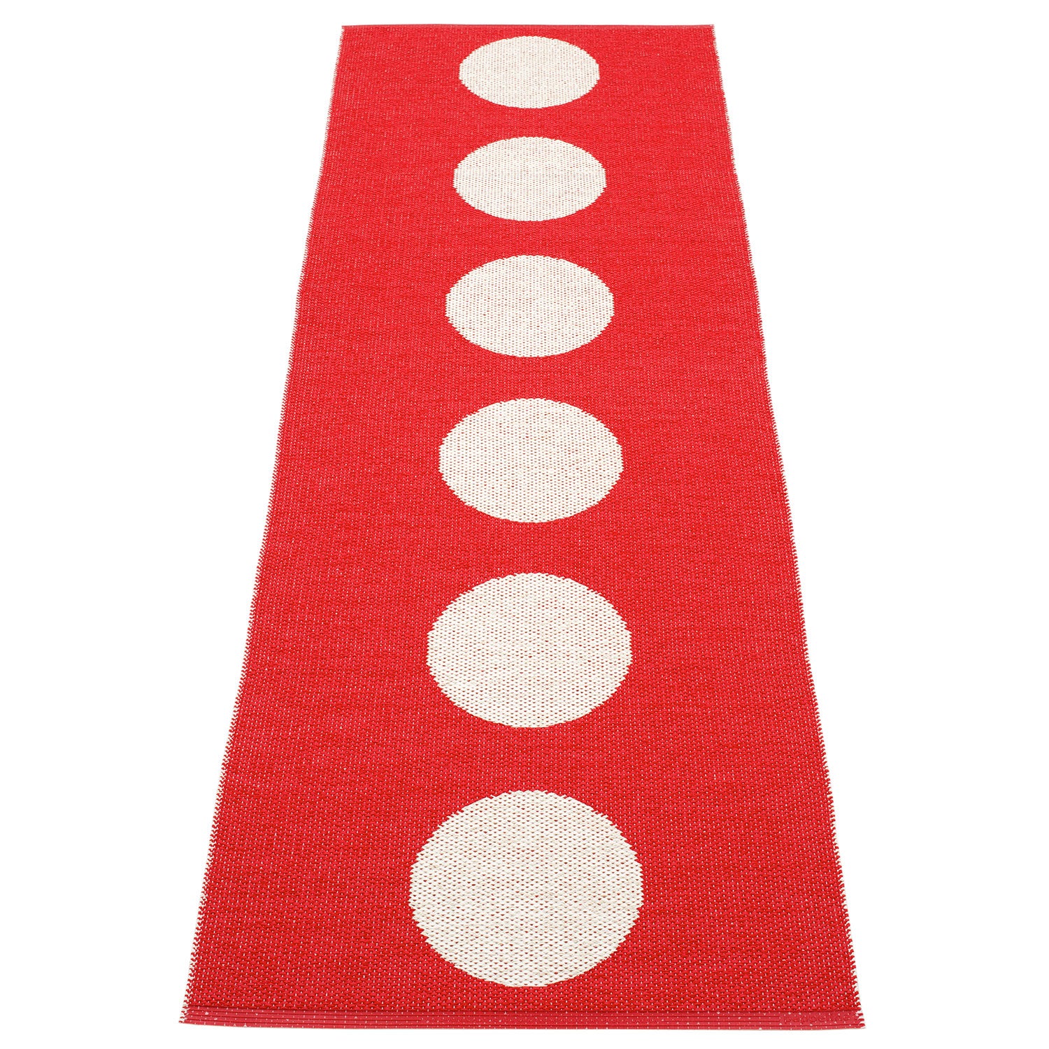 Vera matta 70x225 cm red / vanilla 